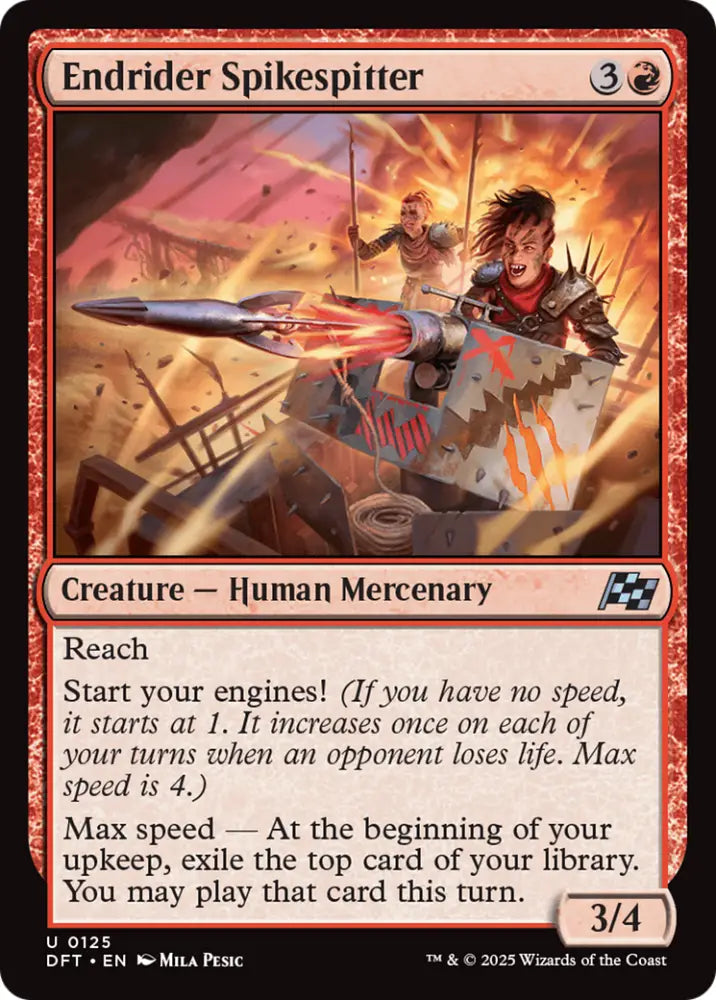 Endrider Spikespitter [Aetherdrift] - MTG Single