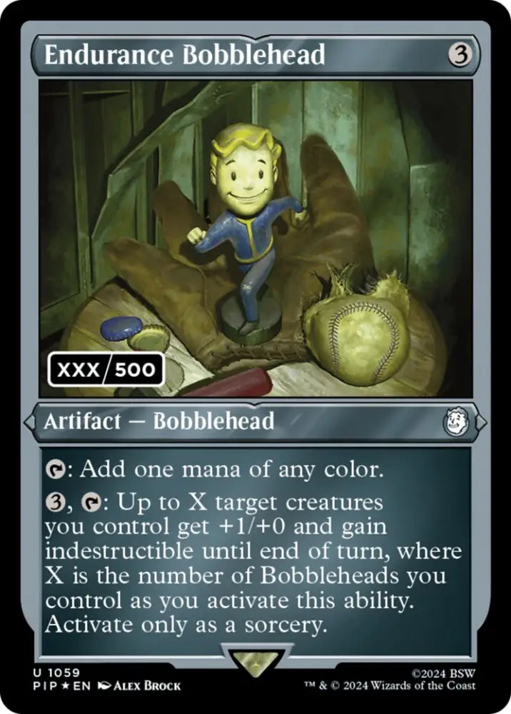 Endurance Bobblehead (Serialized) [Fallout] - MTG Single