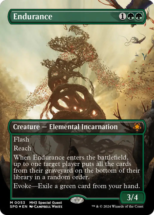 Endurance (Borderless) (Textured Foil) [Modern Horizons 3 Special Guests] - MTG Single