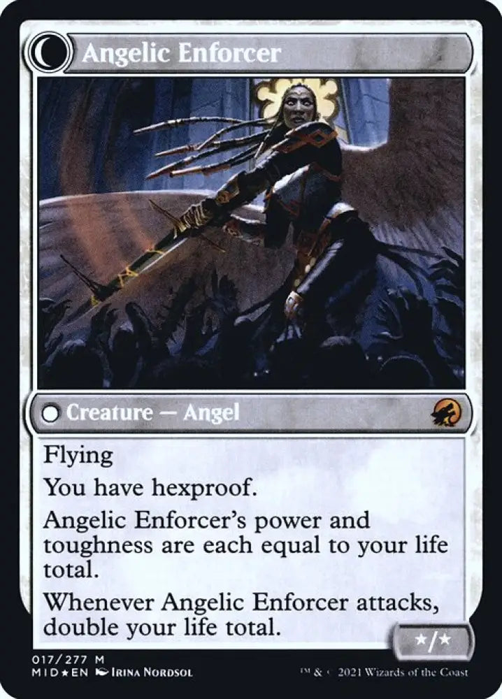 Enduring Angel (17) [Prerelease Cards] Reverse