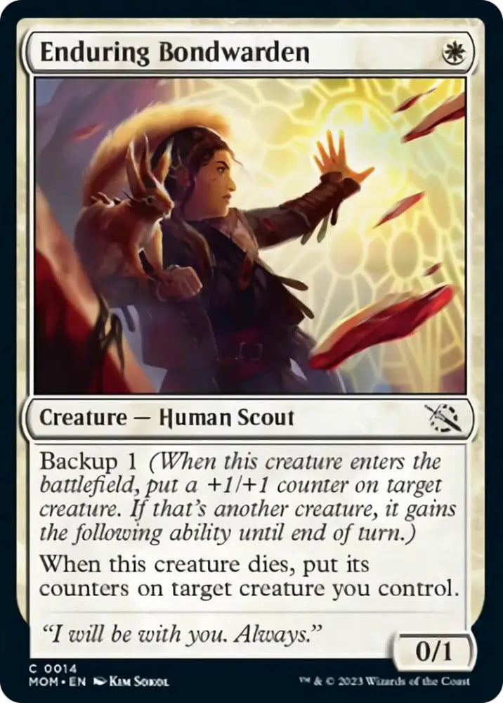 Enduring Bondwarden [March of the Machine] - MTG Single