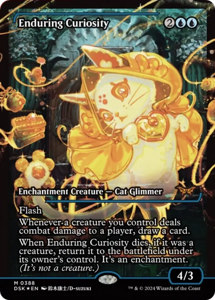 Enduring Curiosity (Japan Showcase) [Duskmourn: House of Horror] - MTG Single