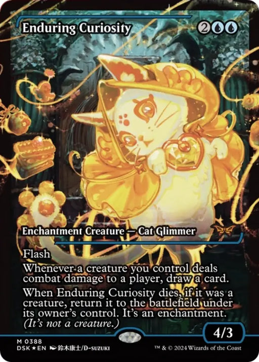 Enduring Curiosity (Japan Showcase) [Duskmourn: House of Horror] - MTG Single