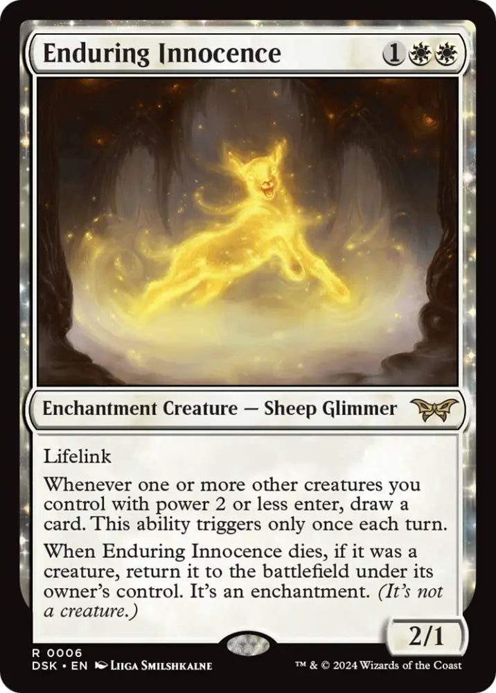 Enduring Innocence [Duskmourn: House of Horror] - MTG Single