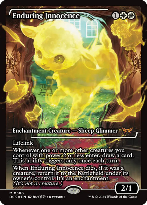 Enduring Innocence (Japan Showcase) [Duskmourn: House of Horror] - MTG Single