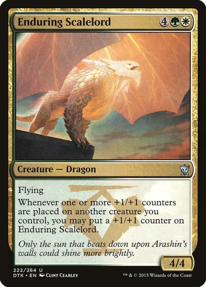 Enduring Scalelord [Dragons of Tarkir] - MTG Single