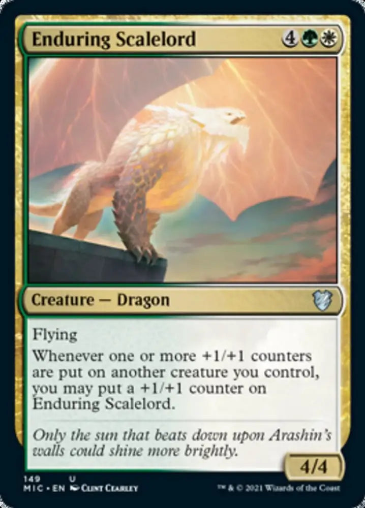 Enduring Scalelord [Innistrad: Midnight Hunt Commander] - MTG Single