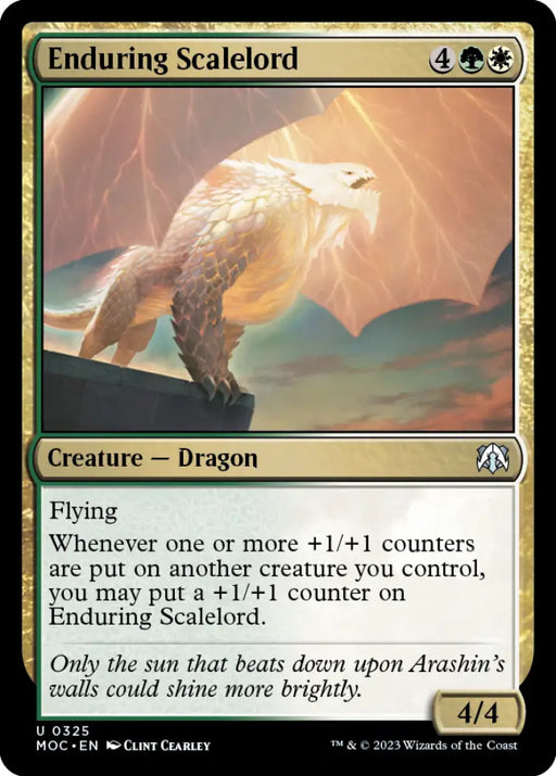 Enduring Scalelord [March of the Machine Commander] - MTG Single