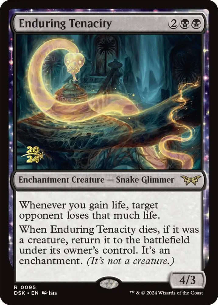 Enduring Tenacity [Duskmourn: House of Horror Prerelease Promos] - MTG Single