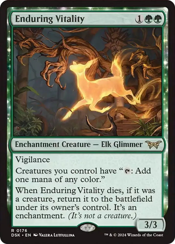 Enduring Vitality [Duskmourn: House of Horror] - MTG Single