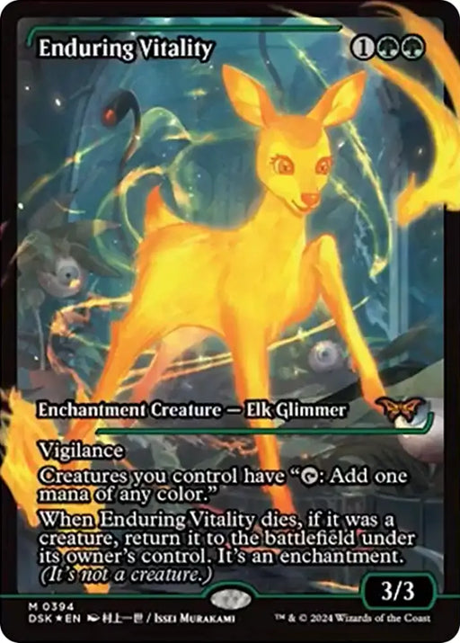 Enduring Vitality (Japan Showcase) [Duskmourn: House of Horror] - MTG Single
