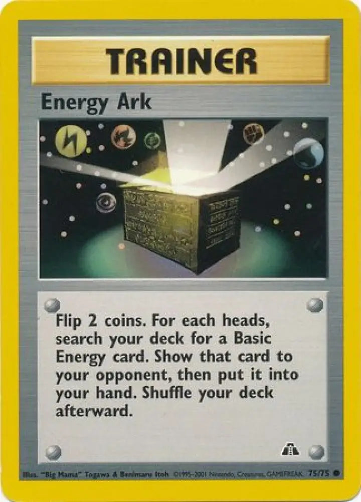 Energy Ark (75/75) [Neo Discovery Unlimited] - Pokemon Single
