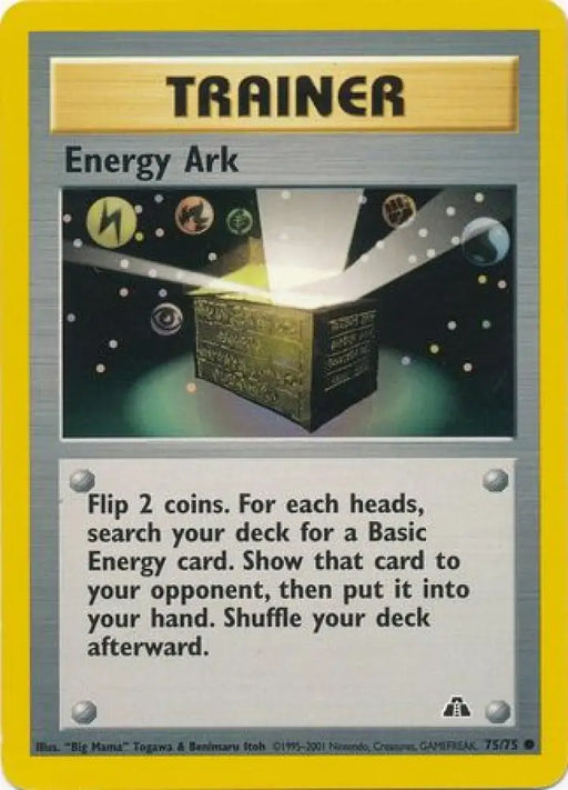 Energy Ark (75/75) [Neo Discovery Unlimited] - Pokemon Single