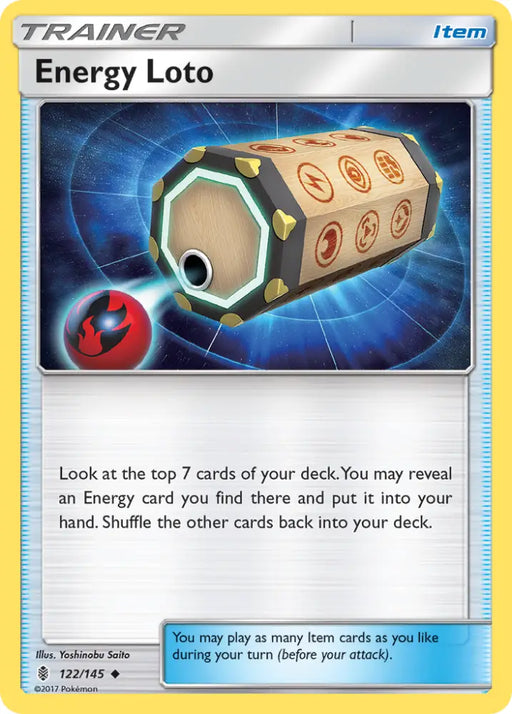 Energy Loto (122/145) [Sun & Moon: Guardians Rising] - Pokemon Single
