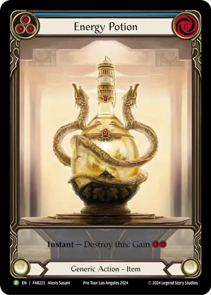 Energy Potion [FAB223] (Promo) Cold Foil - Flesh And Blood Single