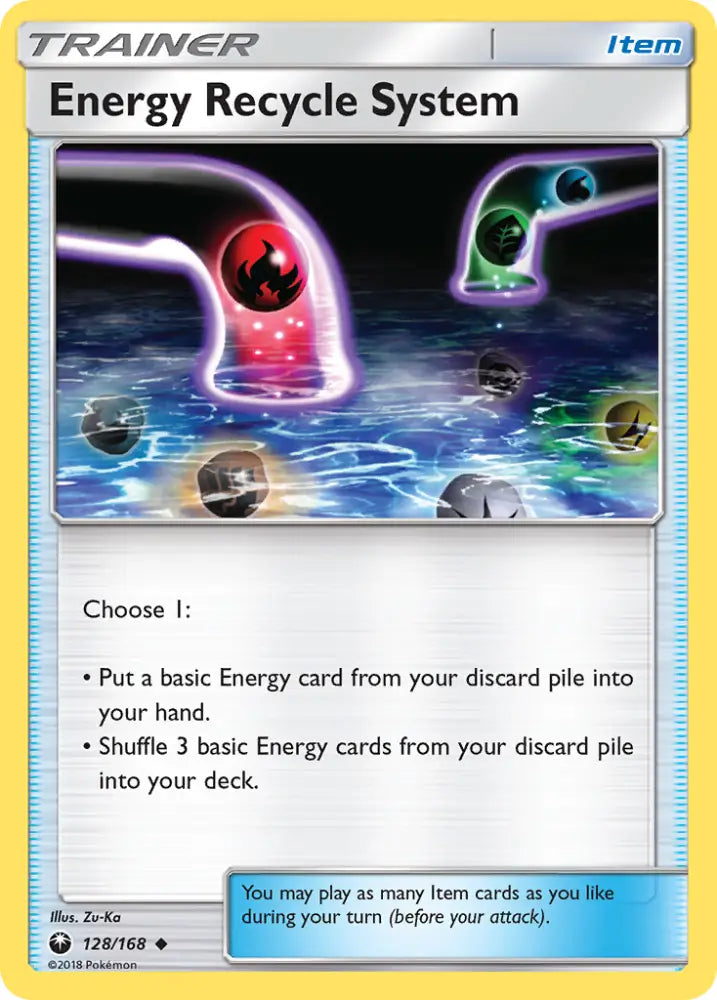 Energy Recycle System (128/168) [Sun & Moon: Celestial Storm] - Pokemon Single