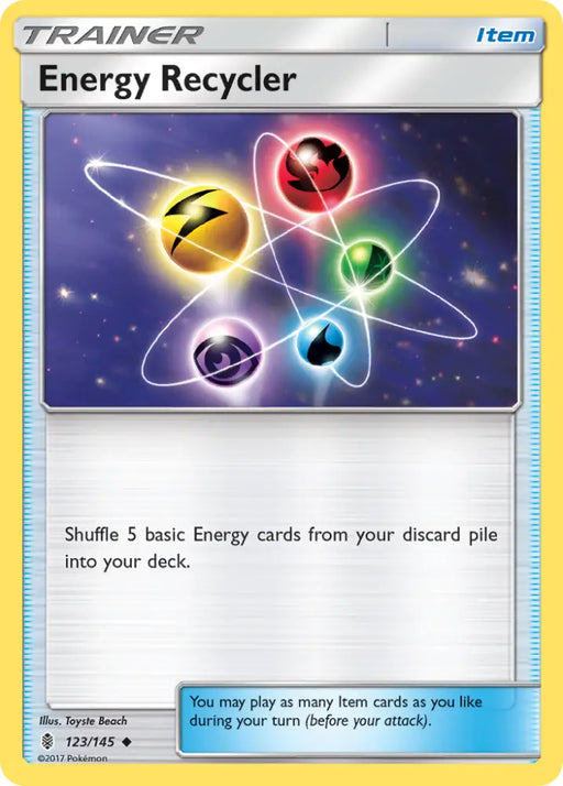Energy Recycler (123/145) [Sun & Moon: Guardians Rising] - Pokemon Single