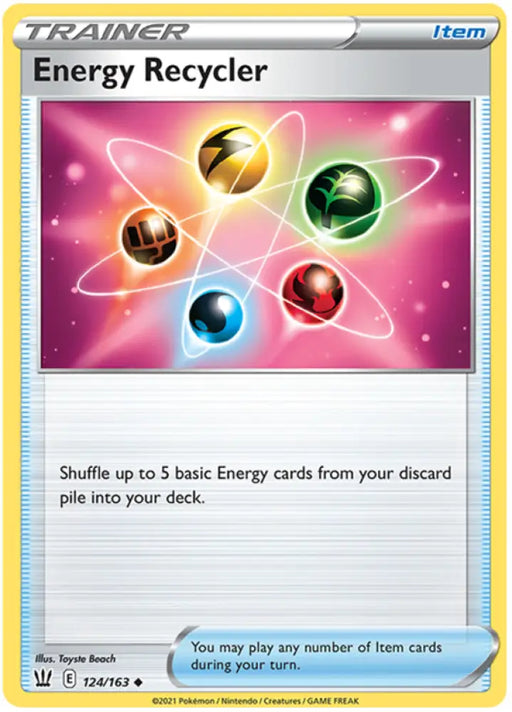 Energy Recycler (124/163) [Sword & Shield: Battle Styles] - Pokemon Single