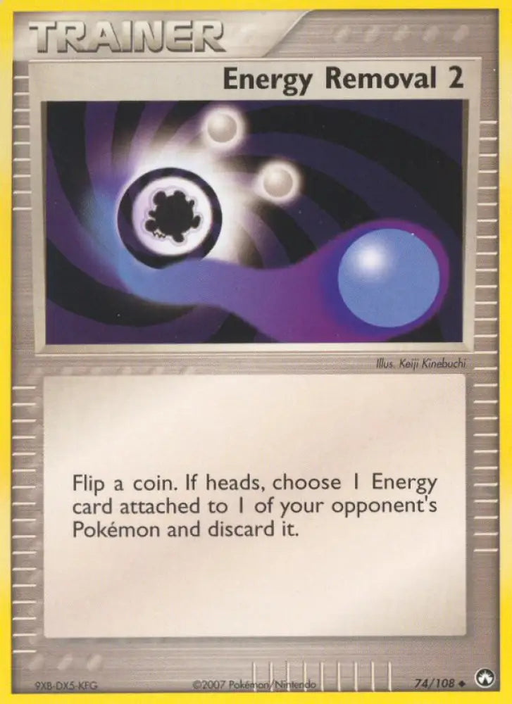 Energy Removal 2 (74/108) [EX: Power Keepers] - Pokemon Single