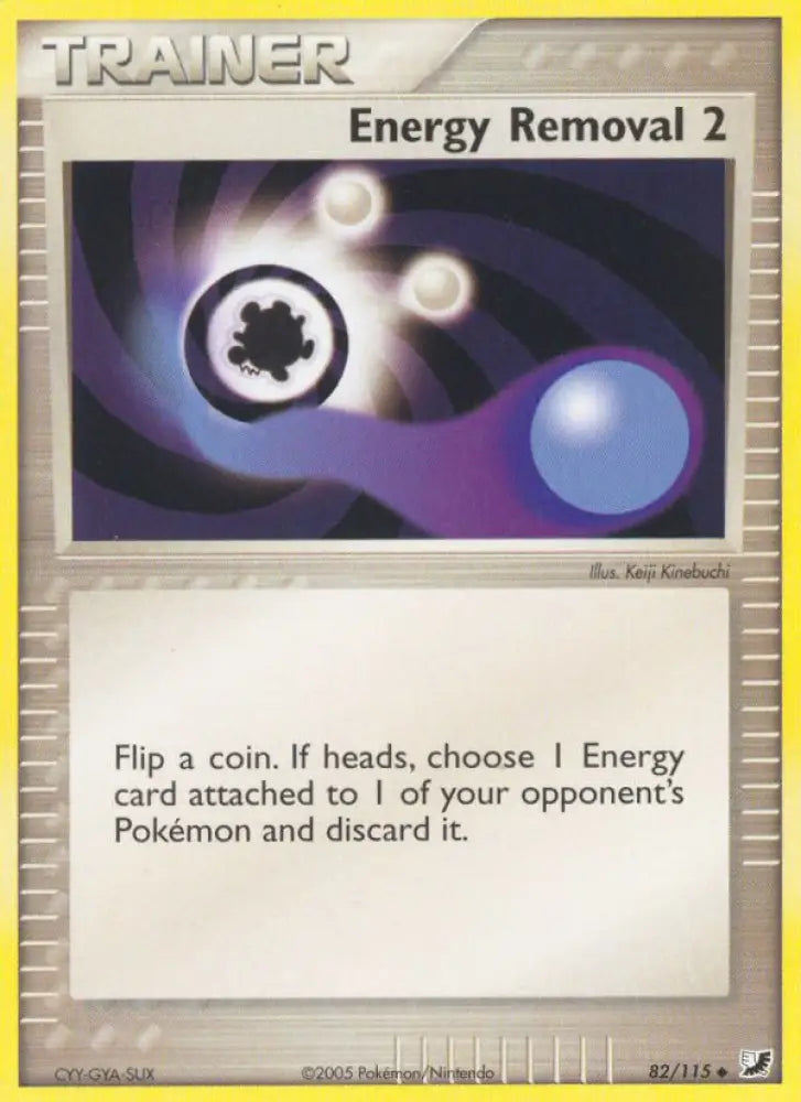 Energy Removal 2 (82/115) [EX: Unseen Forces] - Pokemon Single