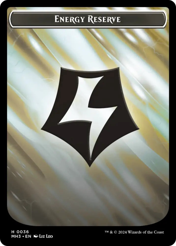 Energy Reserve // Servo Double-Sided Token [Modern Horizons 3 Tokens] - MTG Single