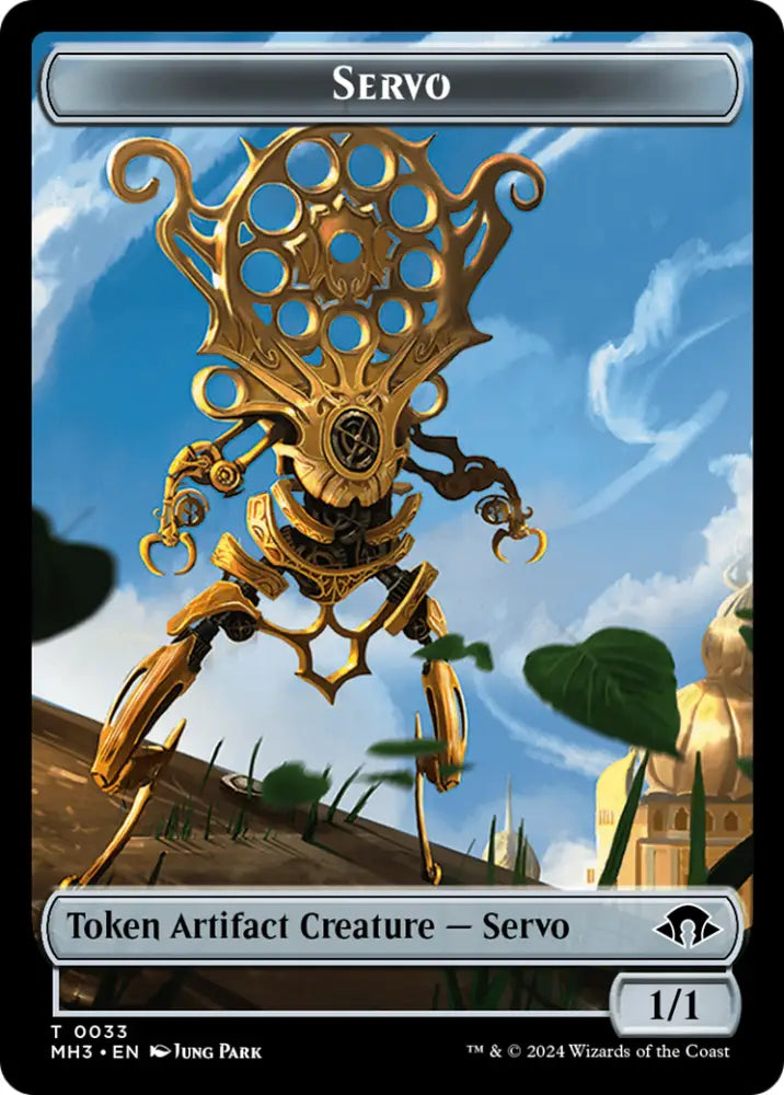 Energy Reserve // Servo Double-Sided Token [Modern Horizons 3 Tokens] - MTG Single