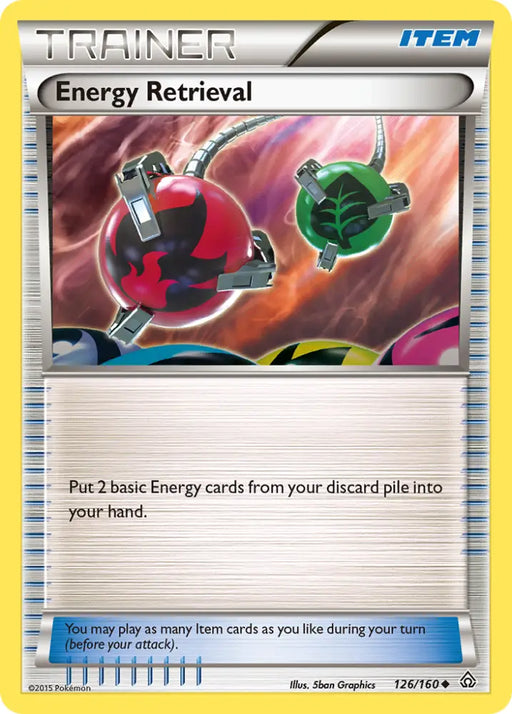 Energy Retrieval (126/160) [XY: Primal Clash] - Pokemon Single