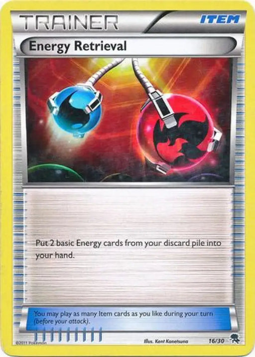 Energy Retrieval (16/30) [Black & White: Trainer Kit - Zoroark] - Pokemon Single