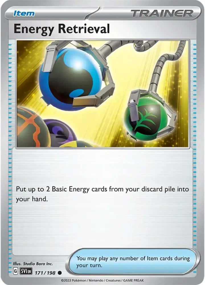 Energy Retrieval (171/198) [Scarlet & Violet: Base Set] - Pokemon Single