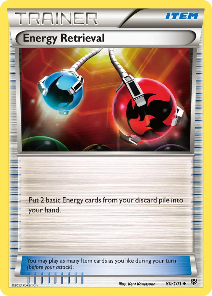 Energy Retrieval (80/101) [Black & White: Plasma Blast] - Pokemon Single