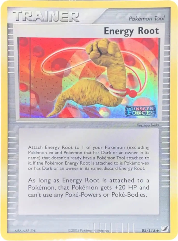 Energy Root (83/115) (Stamped) [EX: Unseen Forces] - Pokemon Single