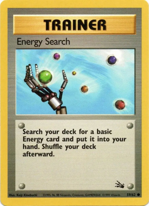 Energy Search (59/62) [Fossil Unlimited] - Pokemon Single