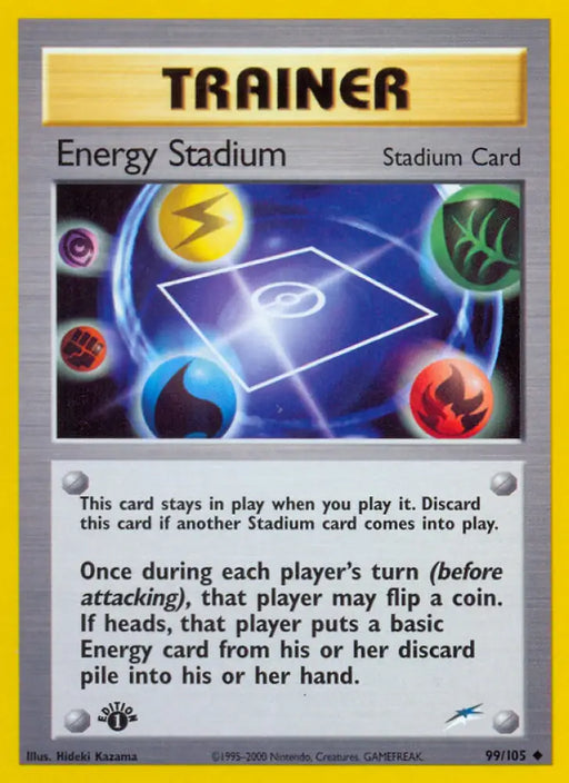 Energy Stadium (99/105) [Neo Destiny 1st Edition] - Pokemon Single