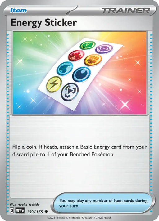 Energy Sticker (159/165) [Scarlet & Violet 151] - Pokemon Single