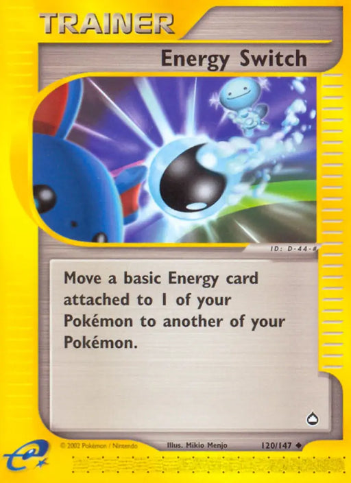 Energy Switch (120/147) [Aquapolis] - Pokemon Single