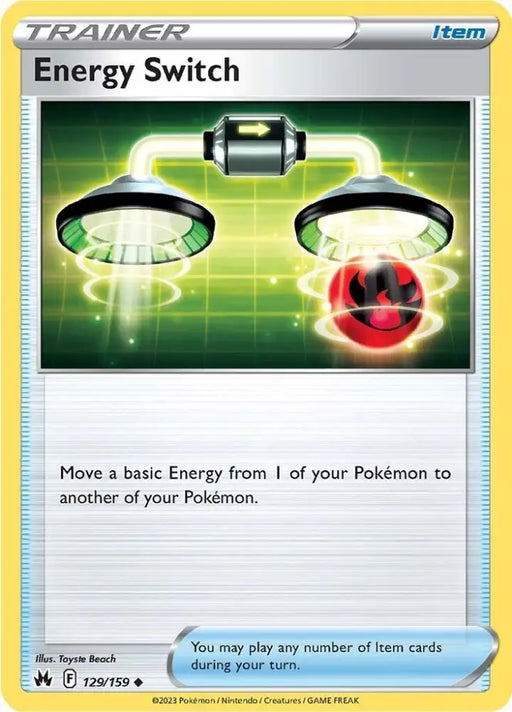 Energy Switch (129/159) [Sword & Shield: Crown Zenith] - Pokemon Single