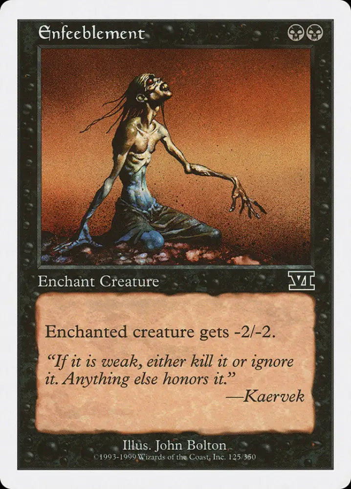 Enfeeblement [Classic Sixth Edition] - MTG Single