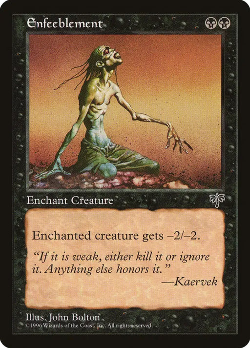 Enfeeblement [Mirage] - MTG Single