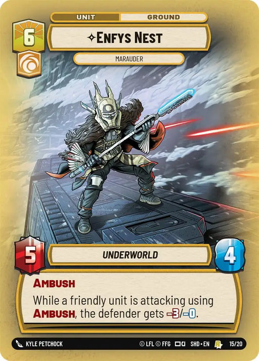 Enfys Nest - Marauder (15/20) [Shadows of the Galaxy: Weekly Play] - Star Wars: Unlimited Single