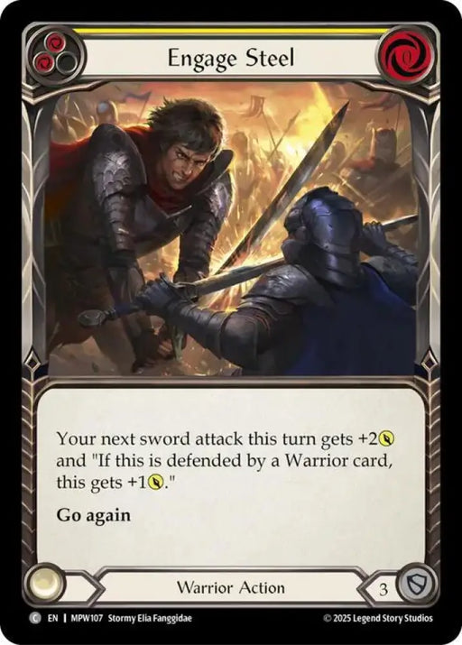 Engage Steel (Yellow) (MPW107) [Mastery Pack Warrior]