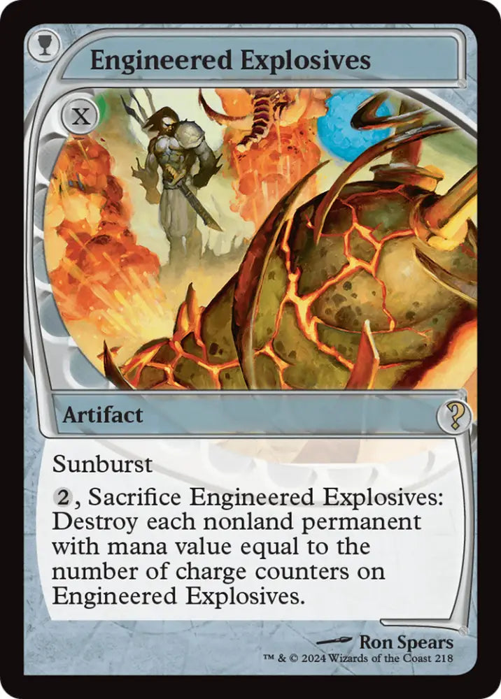 Engineered Explosives (Future Sight) [Mystery Booster 2] - MTG Single