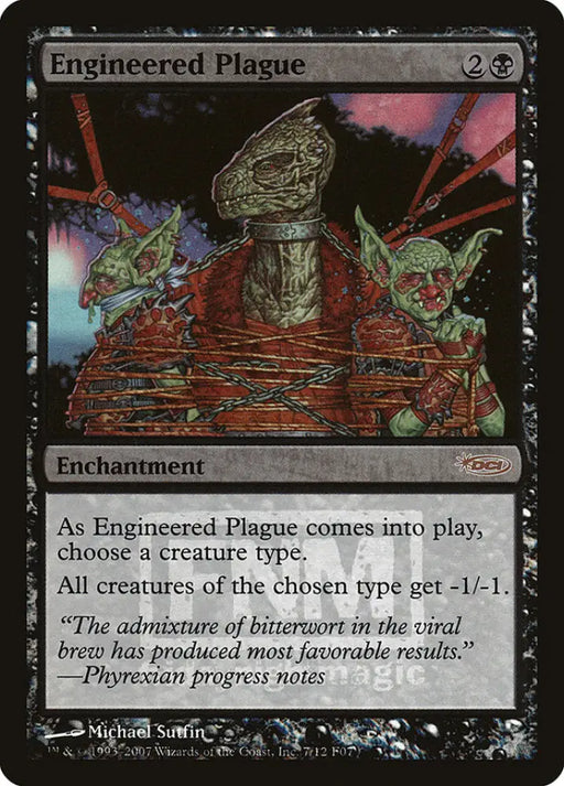 Engineered Plague [Friday Night Magic 2007] - MTG Single