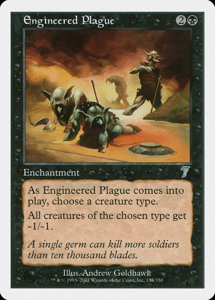 Engineered Plague [Seventh Edition] - MTG Single