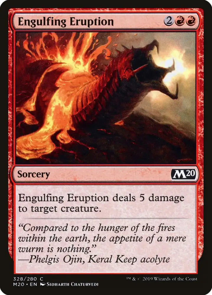 Engulfing Eruption [Core Set 2020] - MTG Single