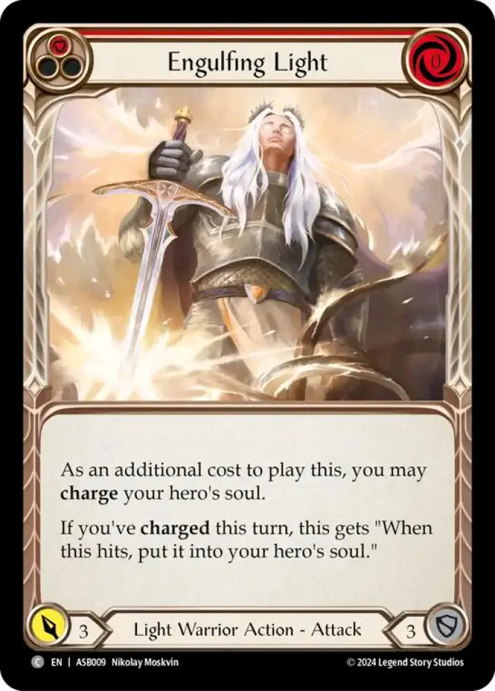 Engulfing Light (Red) [ASB009] (Armory Deck: Boltyn) - Flesh And Blood Single