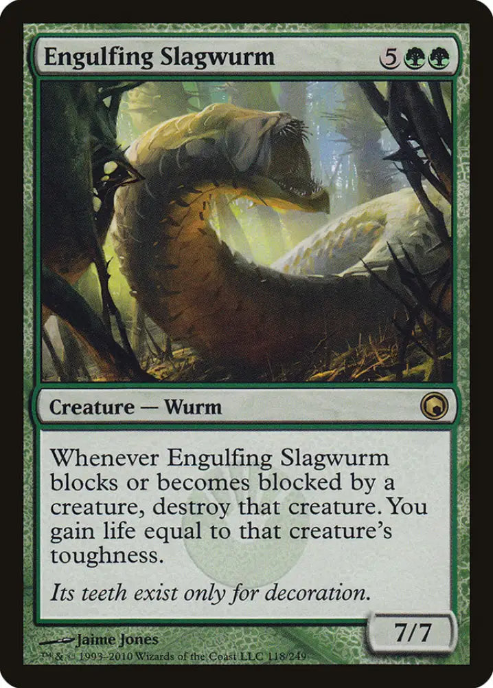 Engulfing Slagwurm [Scars of Mirrodin] - MTG Single