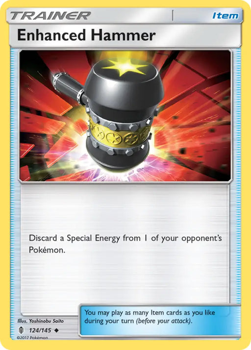 Enhanced Hammer (124/145) [Sun & Moon: Guardians Rising] - Pokemon Single