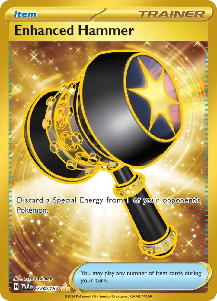 Enhanced Hammer (224/167) [Scarlet & Violet: Twilight Masquerade] - Pokemon Single