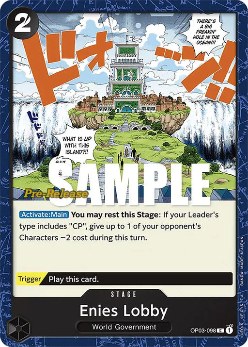 Enies Lobby (OP03-098) [Pillars of Strength Pre-Release Cards]