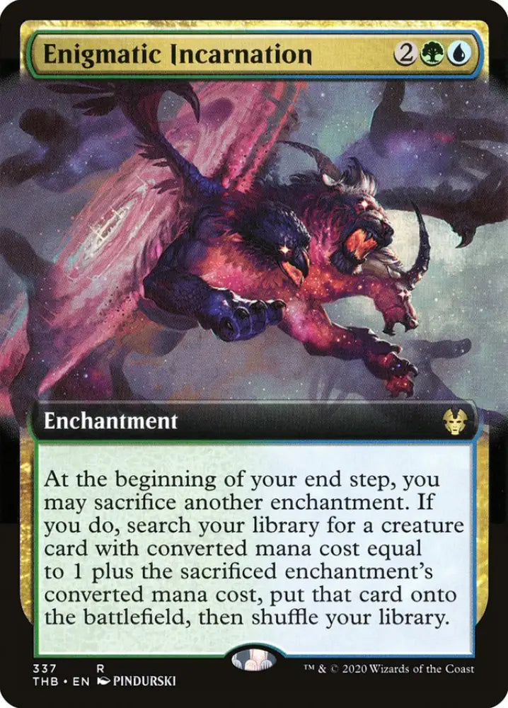 Enigmatic Incarnation (Extended Art) [Theros Beyond Death] - MTG Single